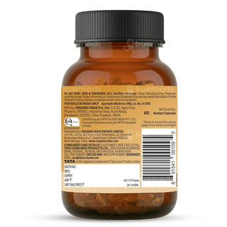 Organic India Turmeric Advance Veg Capsule 60